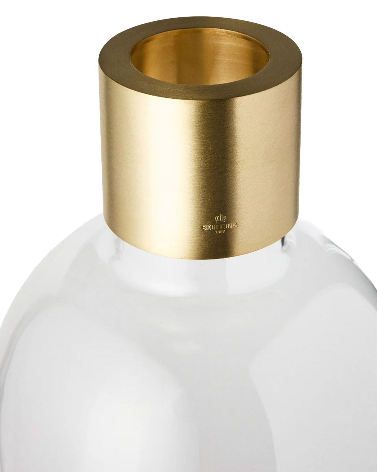 Damejeanne vas mässing 45cm