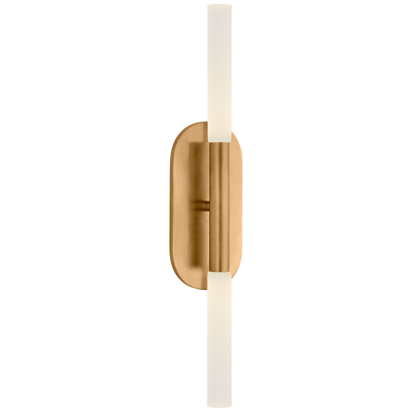 Rousseau Medium Vanity Sconce Antique-Burnished Brass