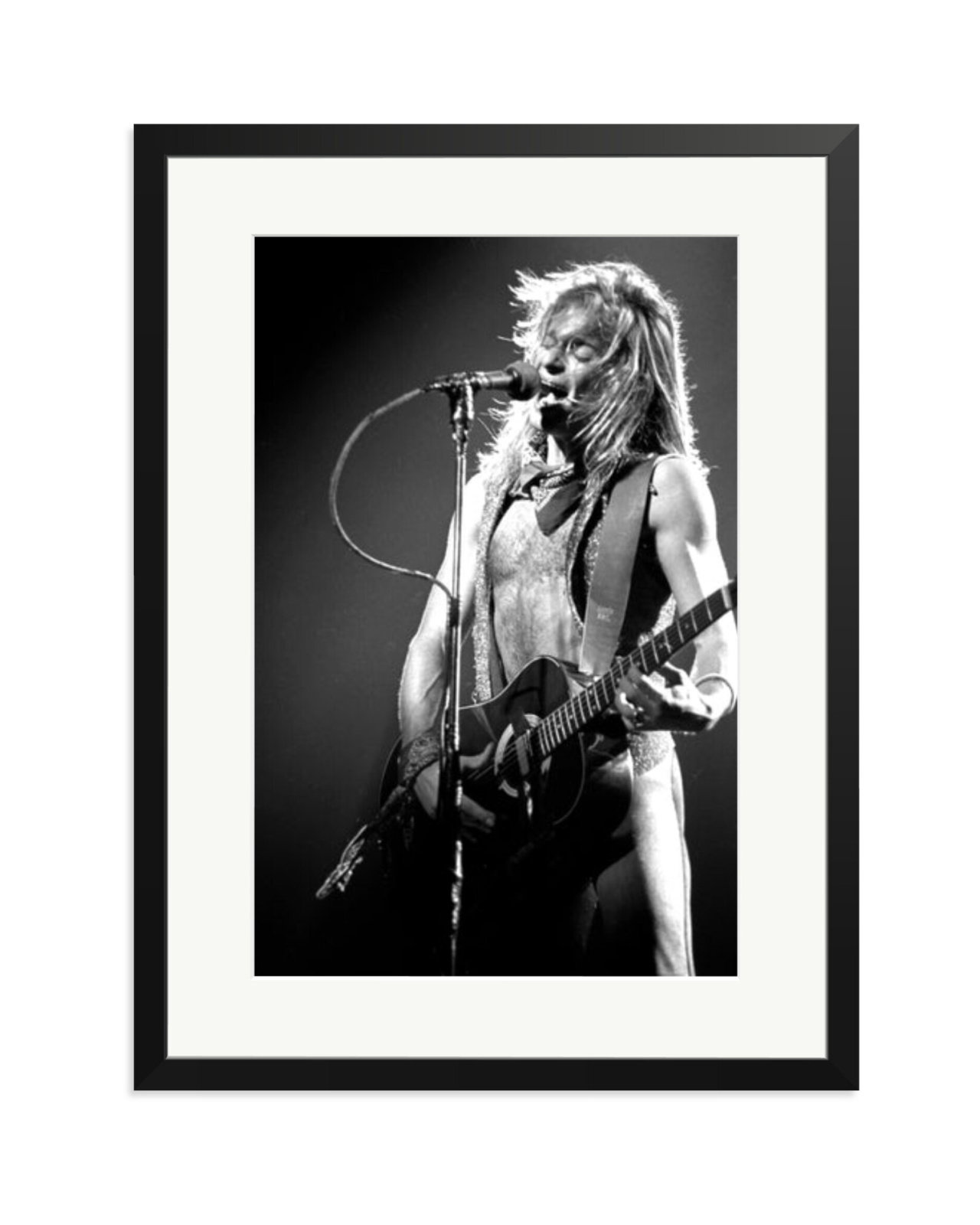 David Lee Roth of Van Halen 1981 Black / XL