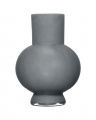 Franklin glazen vaas grijs
