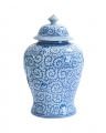 Jacques urn blue/white