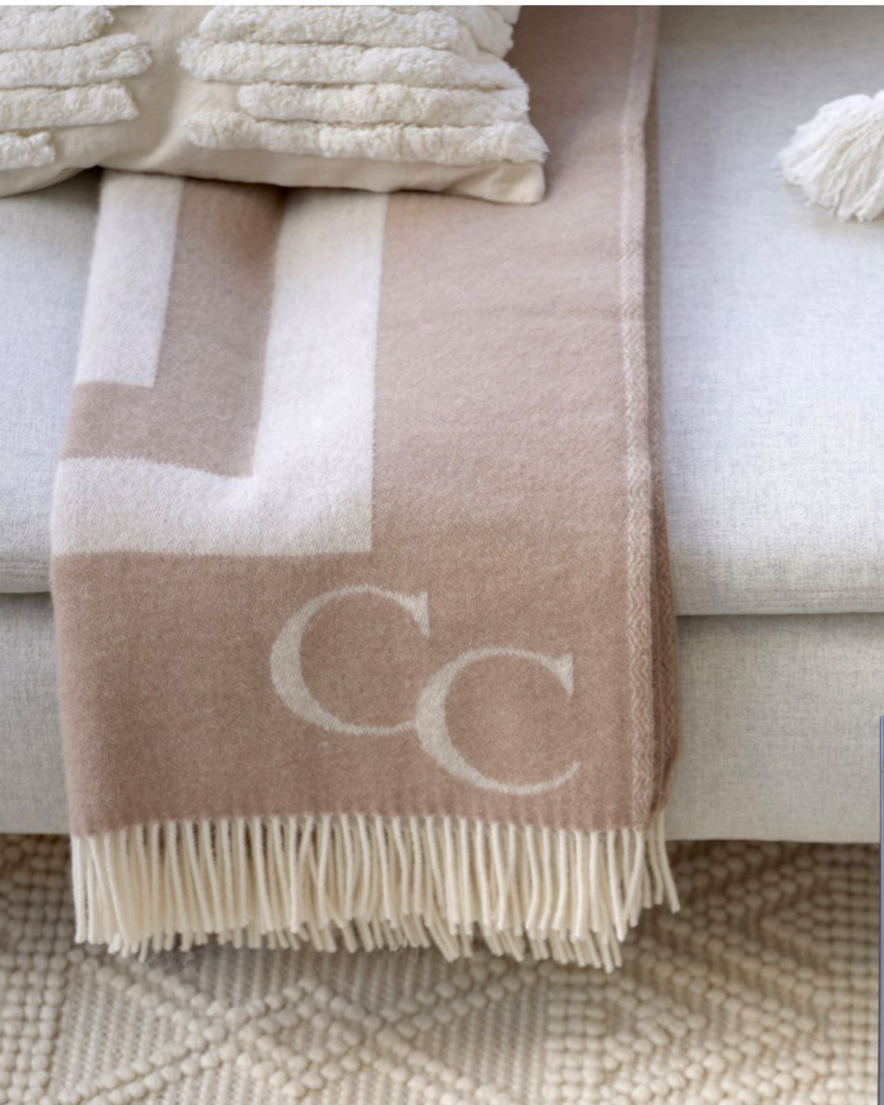 Monogram-peite beige OUTLET