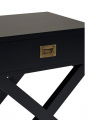 Ashley Side Table Modern Black