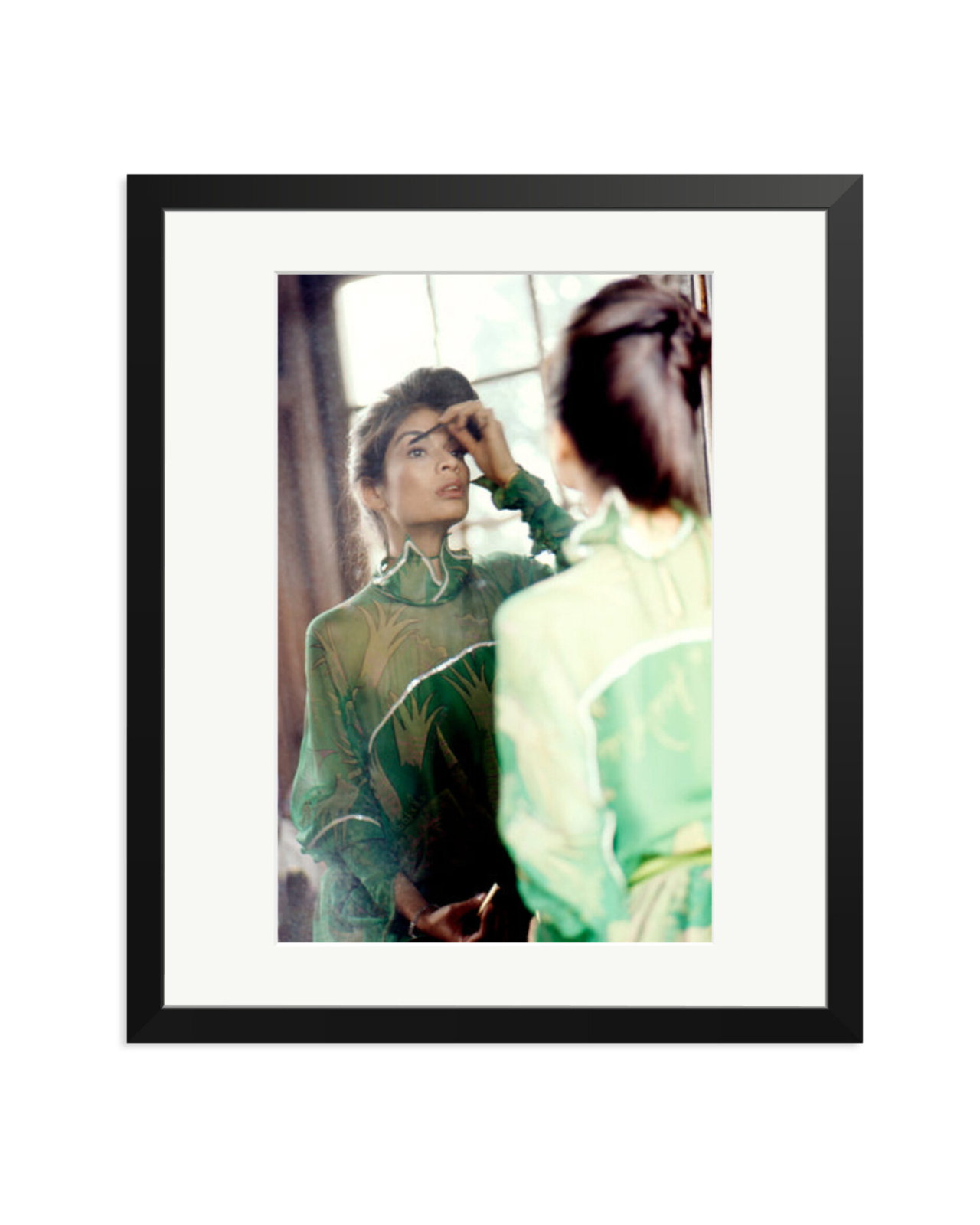 Bianca Jagger in Green Black / Large