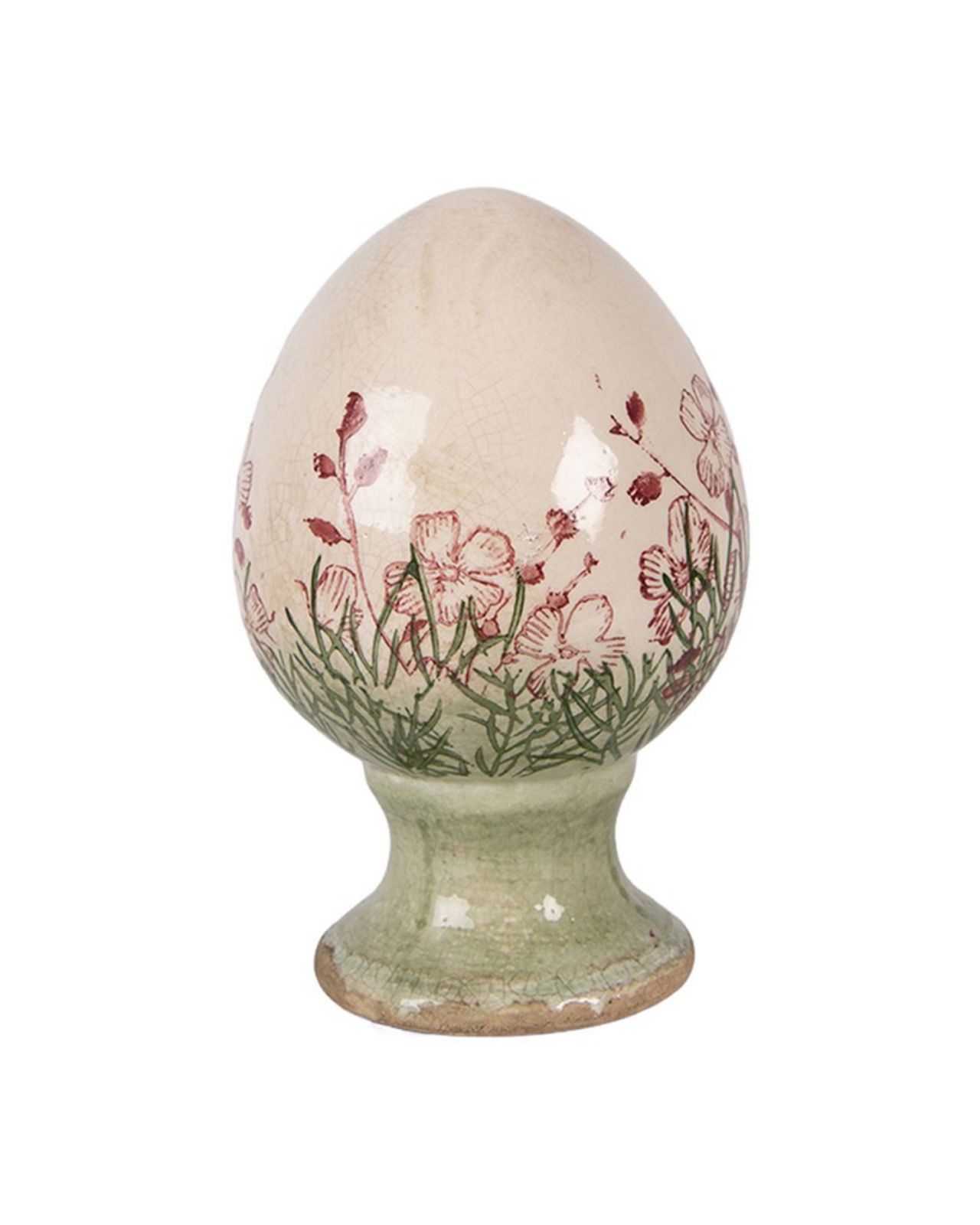 Meadow keramisch ei op voet