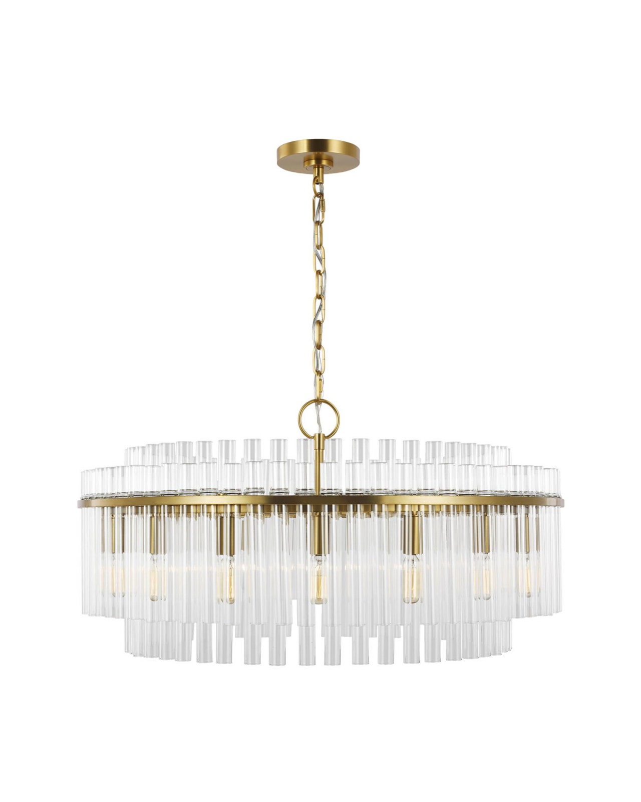 Beckett Chandelier Brass L