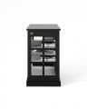 Seethrough Cabinets Modern Black / Classic White