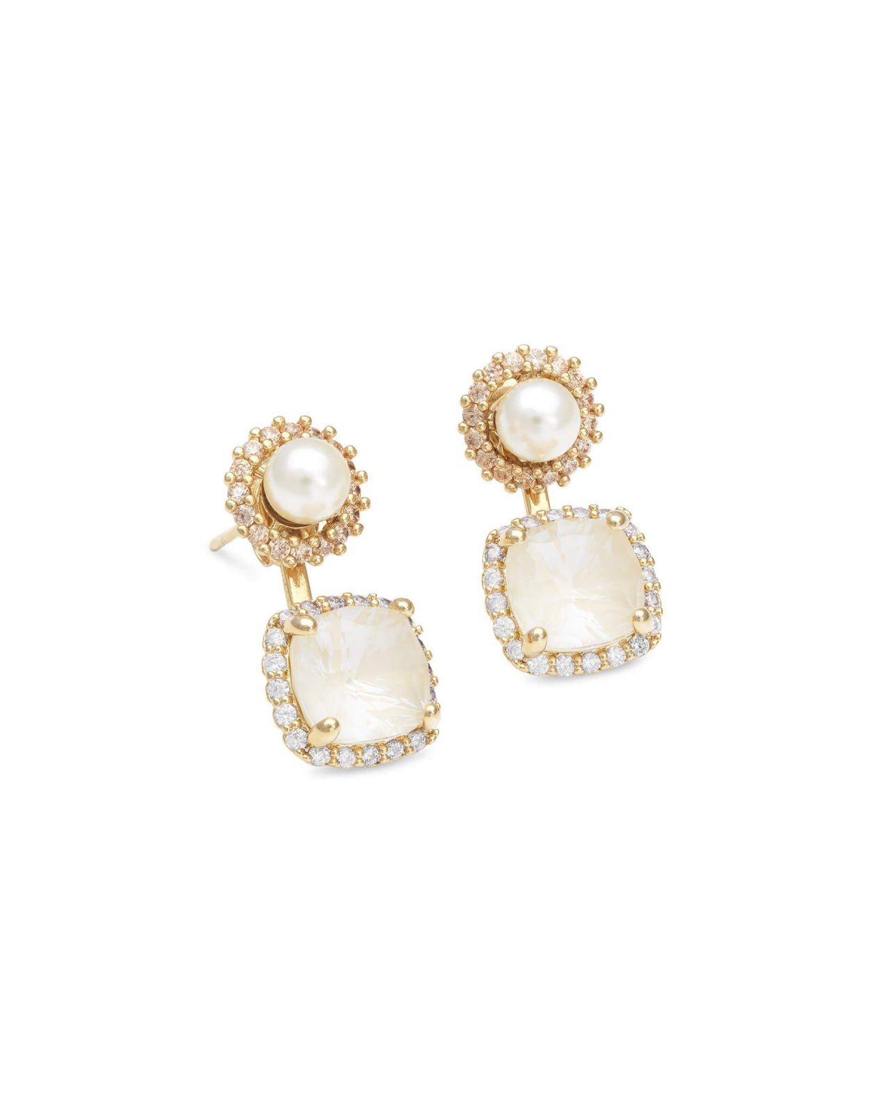 Colette Earrings Milky Cream