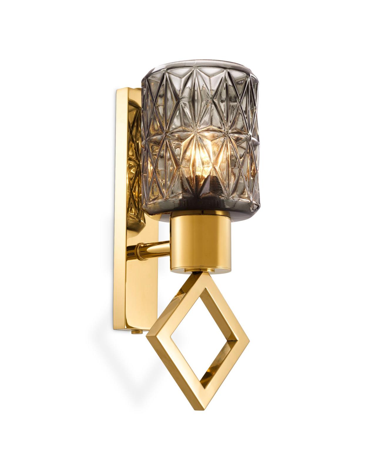 Touch vägglampa guld OUTLET