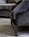 Winston armchair avanna dark grey