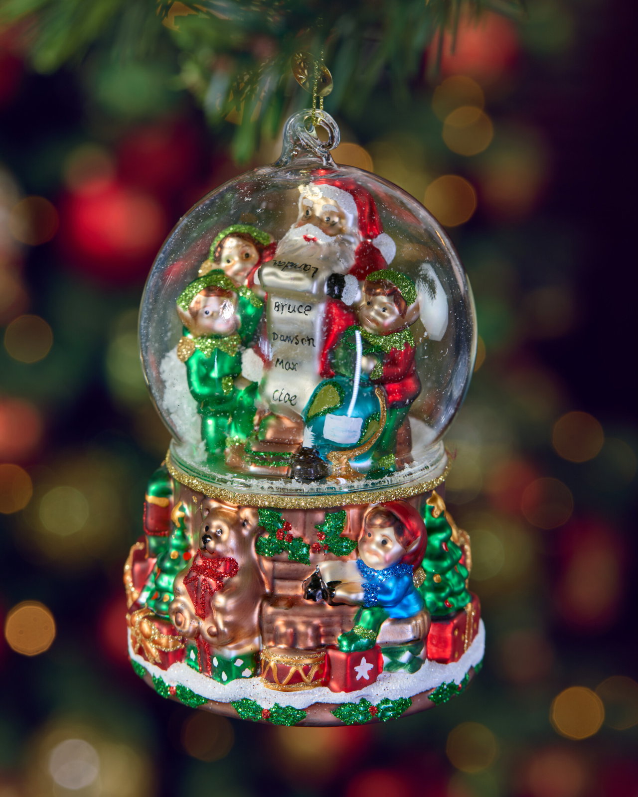 Wishwell sneglobus juletræspynt