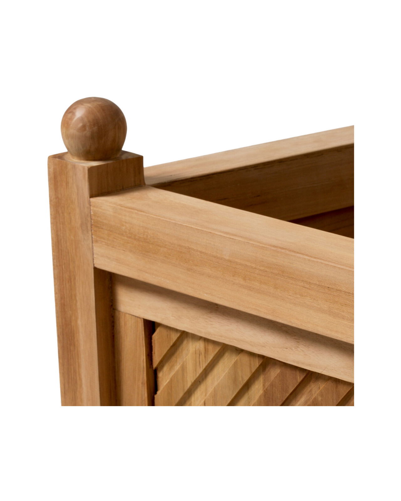 Stanmore plantenbak naturel teakhout