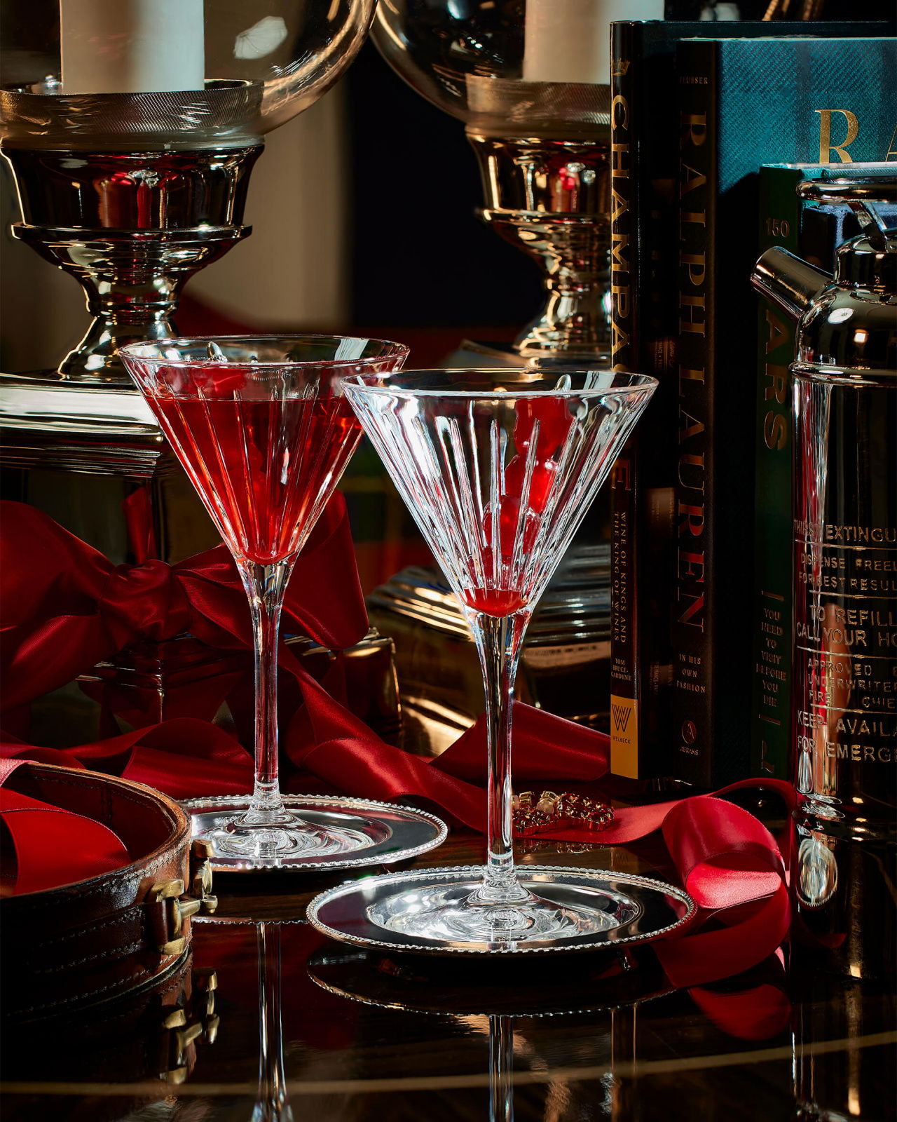 Manhattan Martini Glass Crystal Single