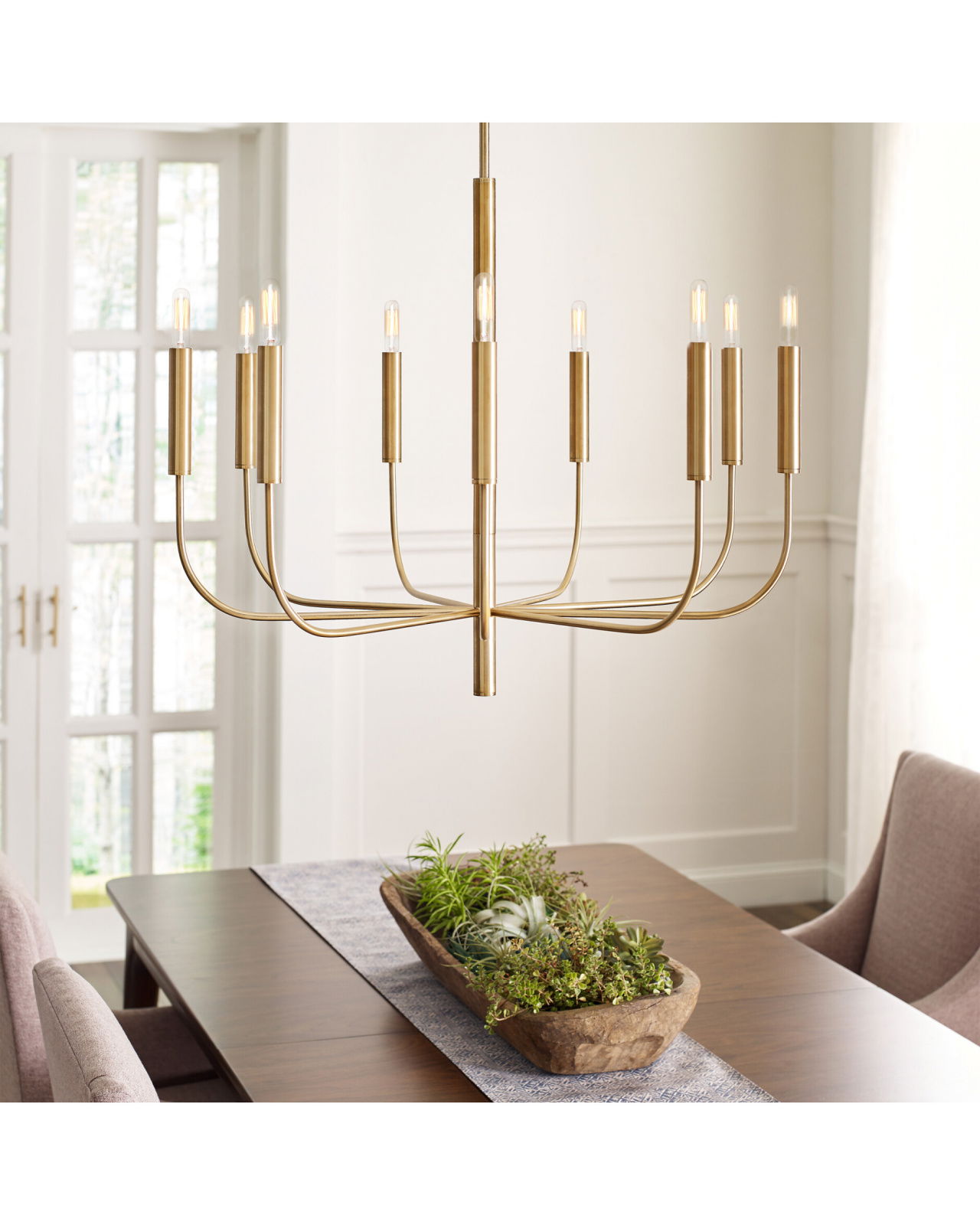 Brianna Medium Chandelier Brass