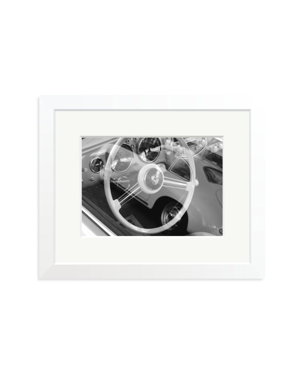 Porsche Steering Wheel White / Small