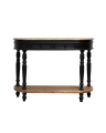Nevermore black console table