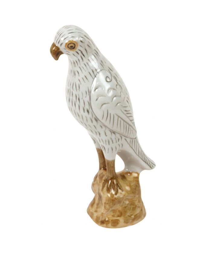 Parrot figurine white