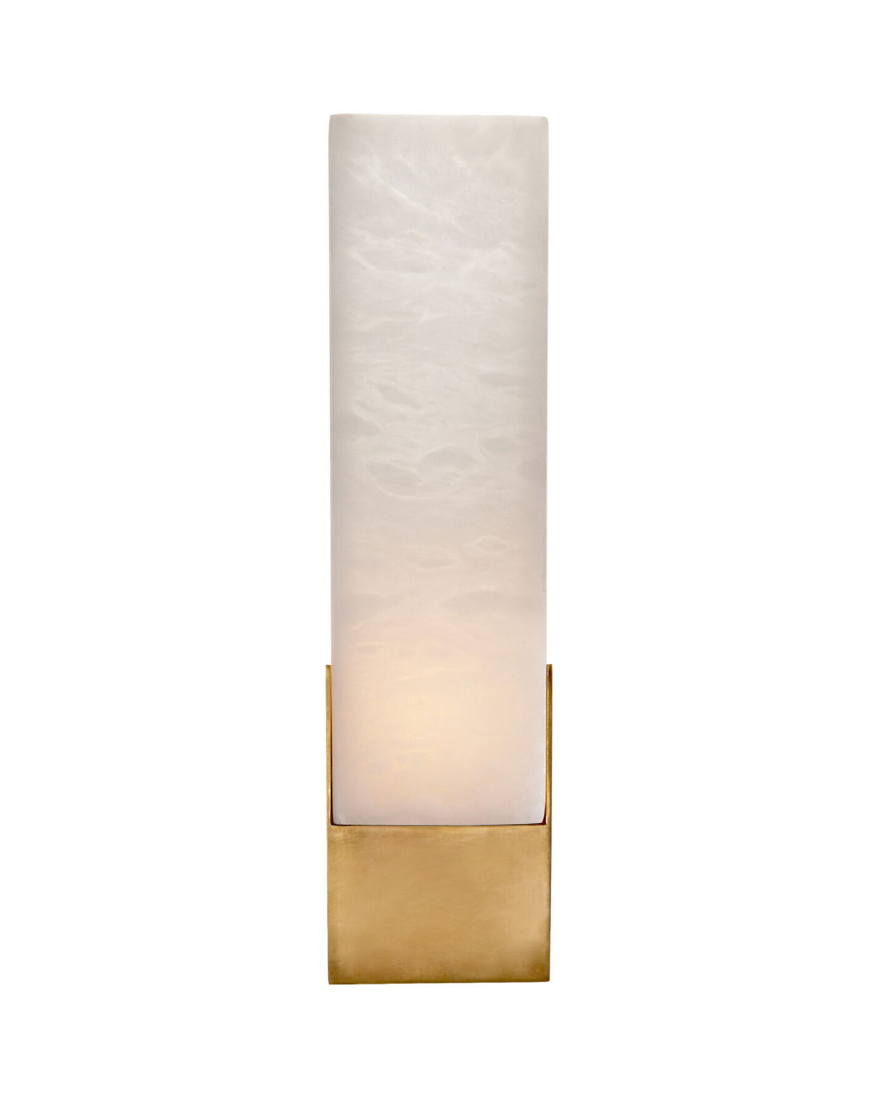 Covet Tall Box Bath Sconce Antique-Burnished Brass