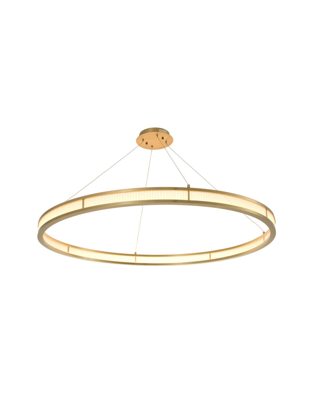 Damien chandelier brass XL