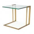 Perry side table brass