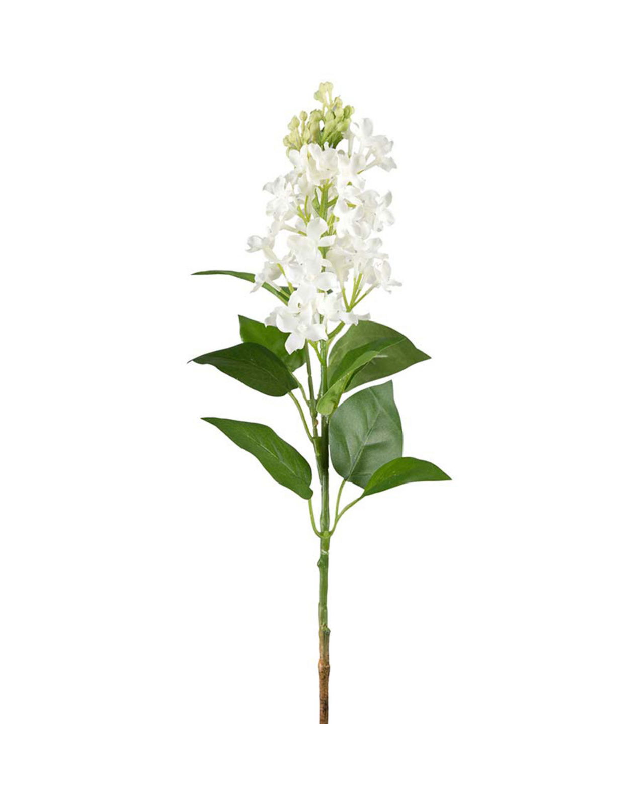 Kunstig syren stilk i hvid