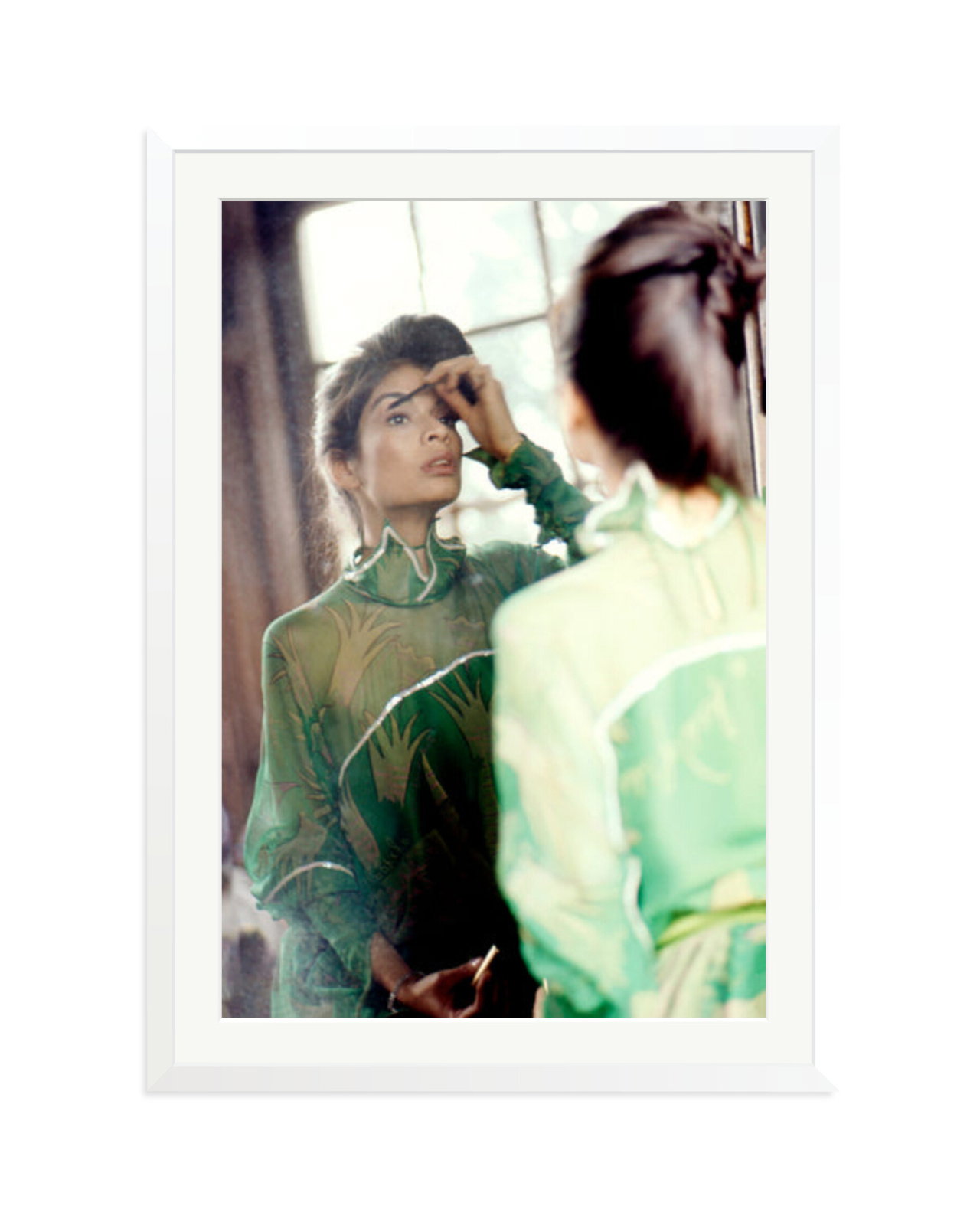 Bianca Jagger in Green White / XXL