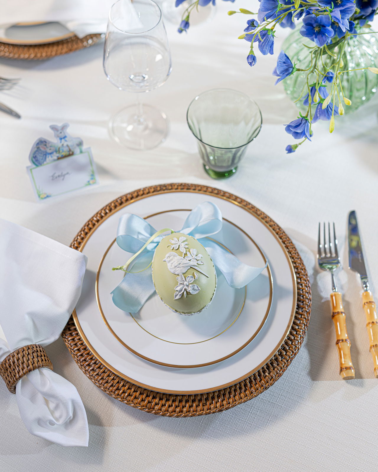 Ofelia osterei hängende dekoration grün