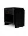 ArtDeco beistelltisch charcoal grey oak veneer