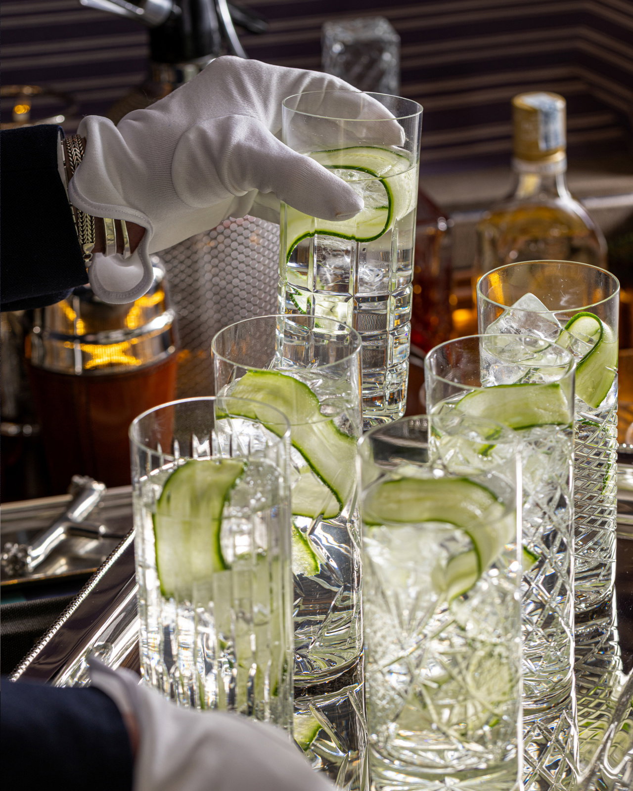 JFK highballglas kristall 6-pack