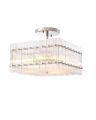 Ruby Ceiling Lamp Nickel Square