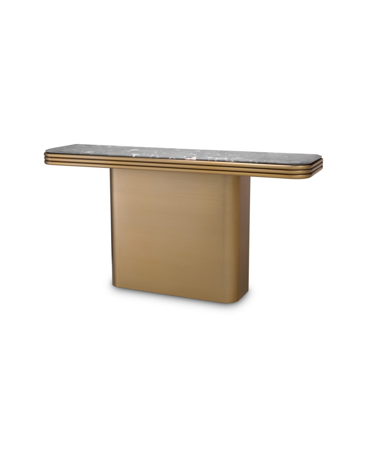 Claremore Console Table Brushed Brass
