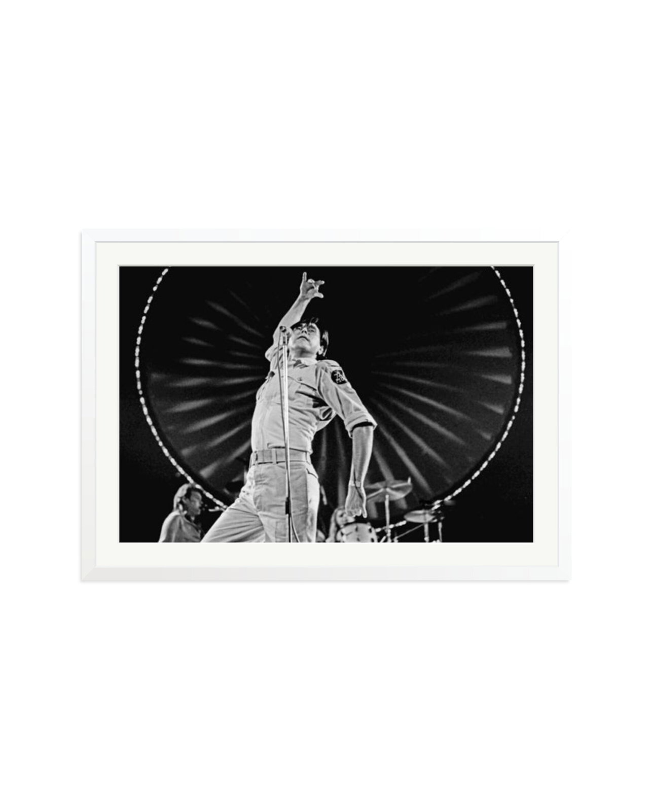 Bryan Ferry of Roxy Music 1975 White / XXL