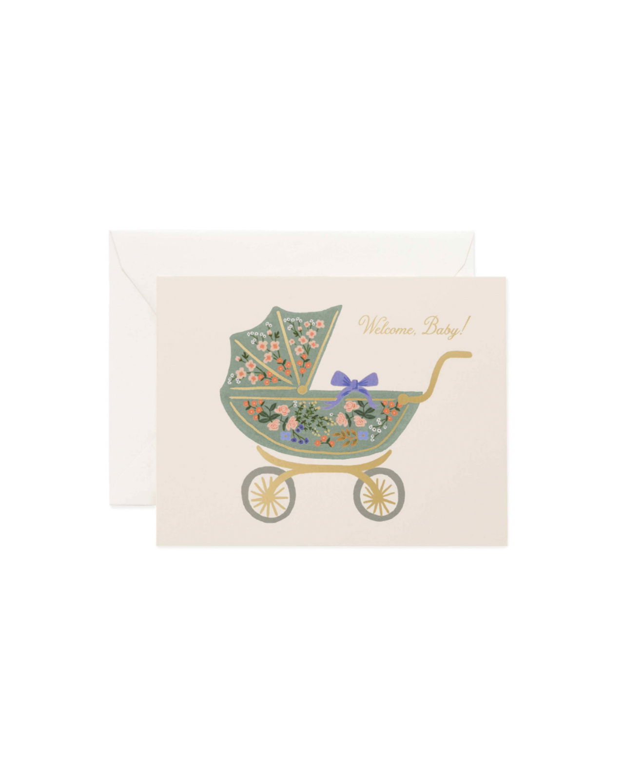 Floral Pram Card