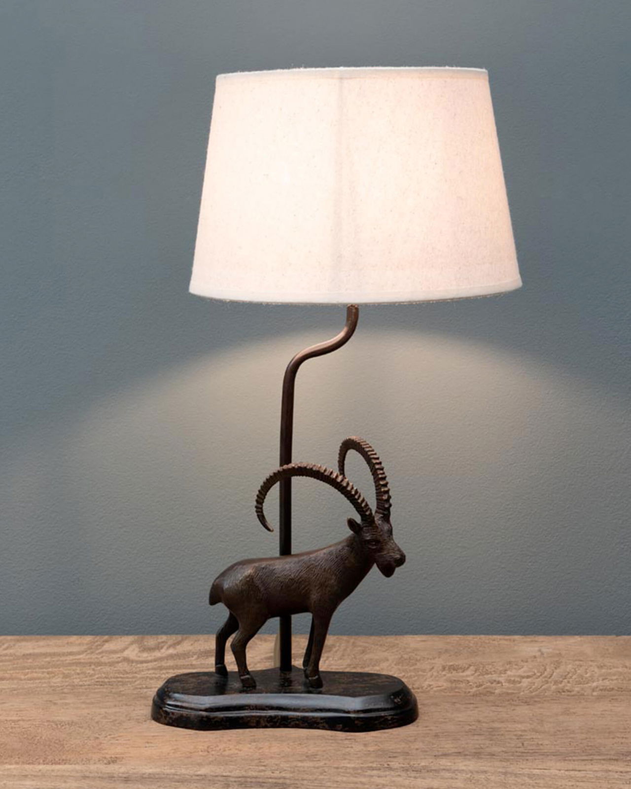 Ibex Table Lamp Brown