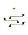 Signoret Chandelier Brass/Black L