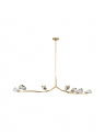 Carraig 65" 7 Light Chandelier Brass