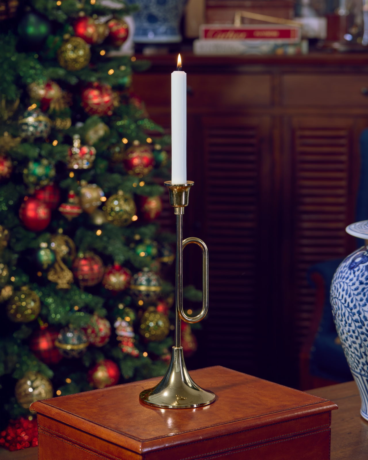 Harriet gold candlestick