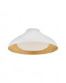 Agnes 18" Flush Mount Plaster White
