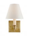 Evans Single Arm Sconce Natural Brass