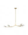 Carraig 53" 5 Light Chandelier Brass