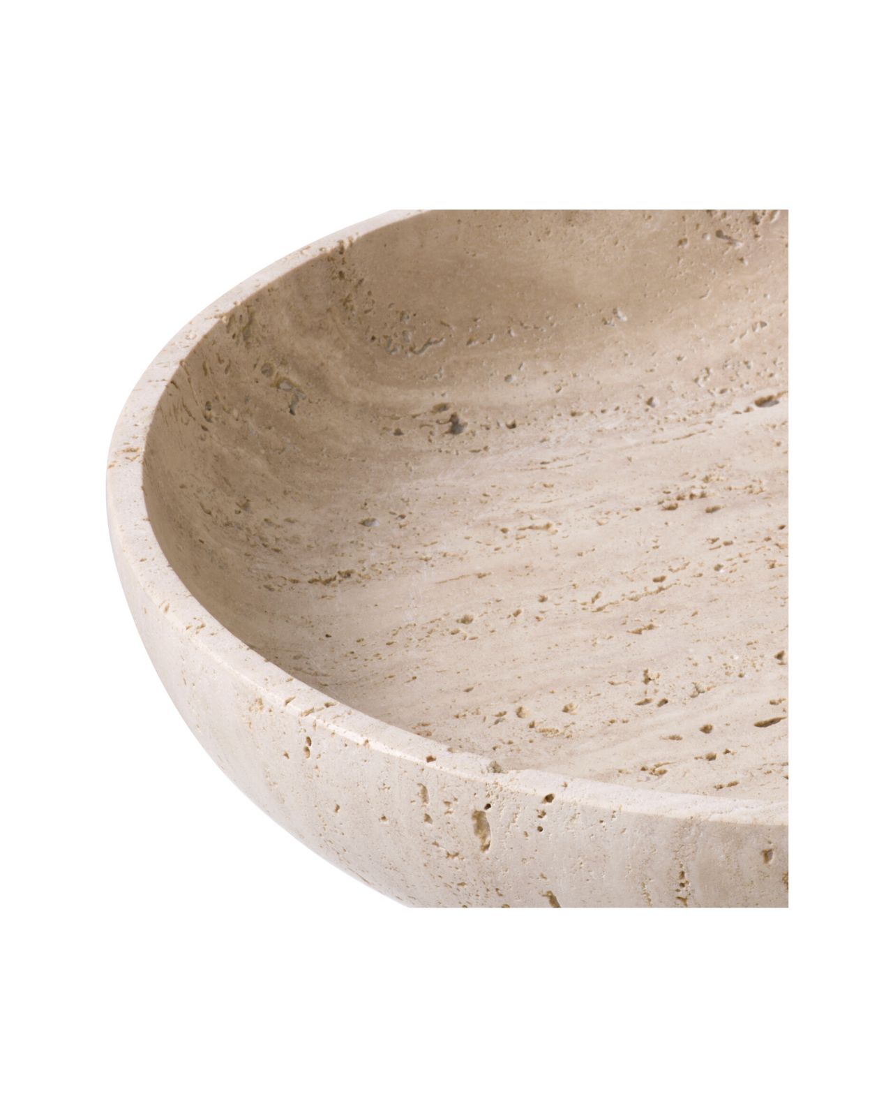 Revolt Bowl Travertine