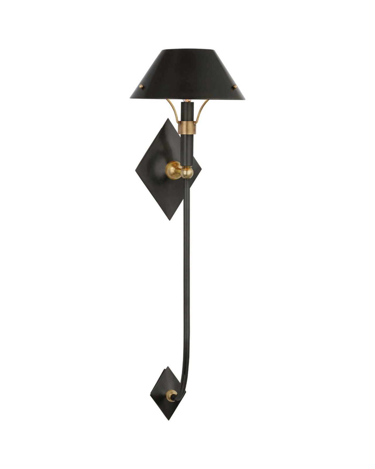Turlington XL Sconce Bronze/Antique Brass