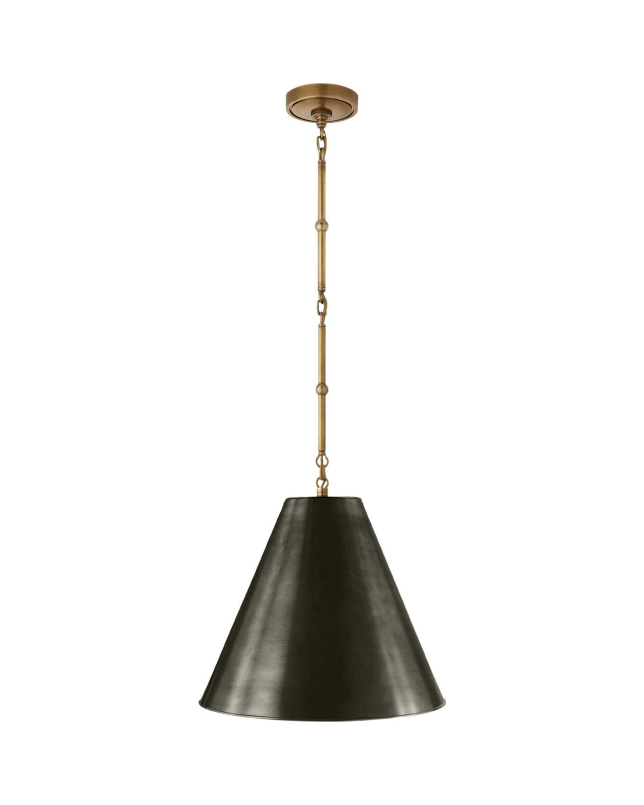Goodman Hanging Light Antique Brass S
