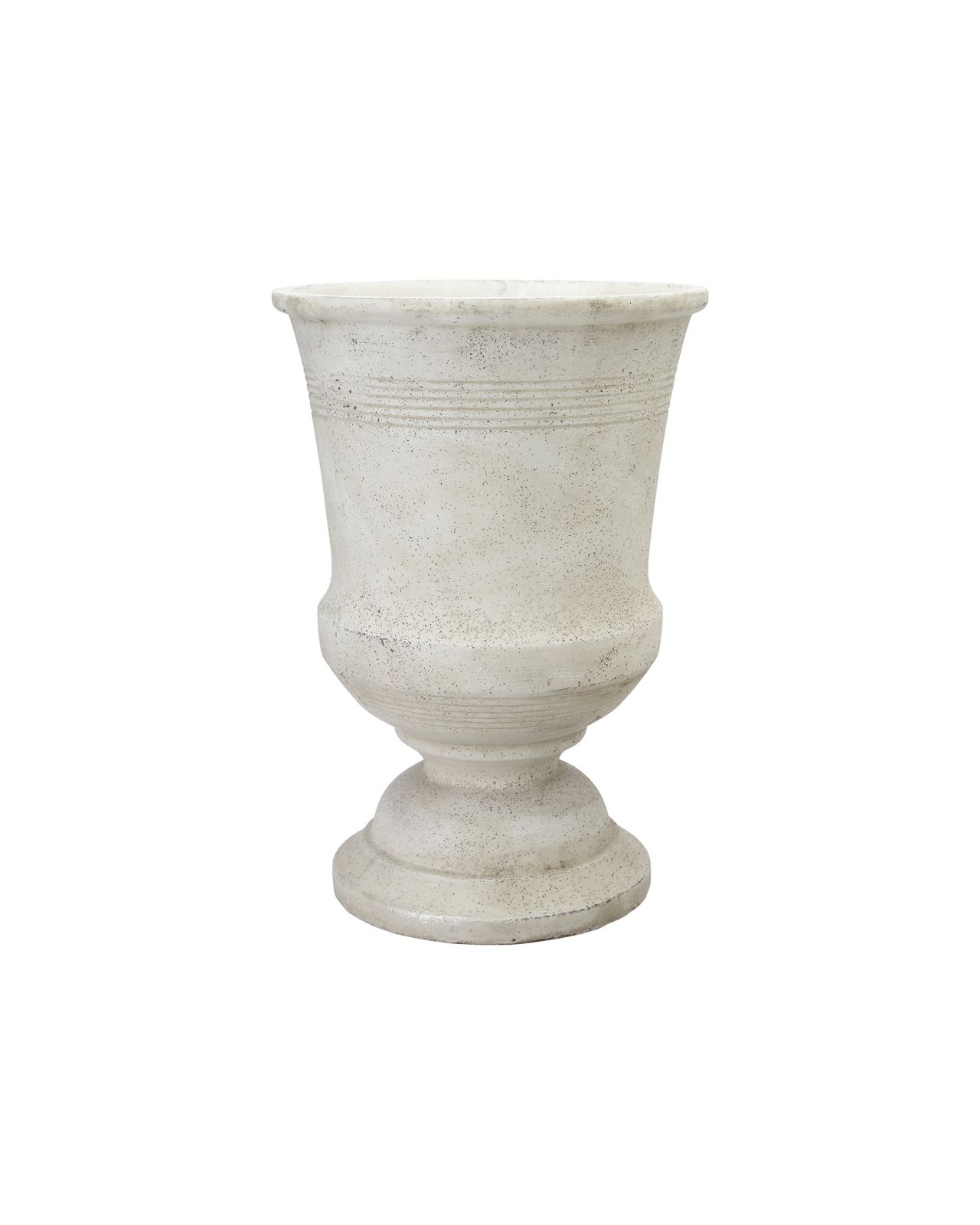 Verda flower pot white mottled
