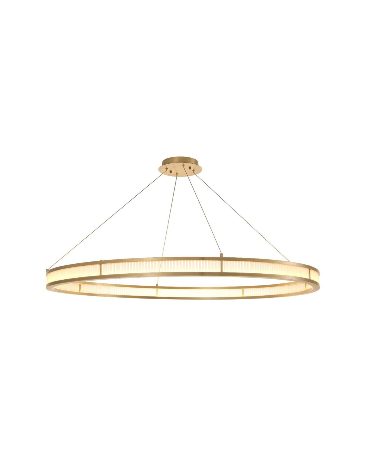 Damien chandelier brass XL