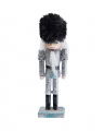 Buddy Nutcracker Christmas Tree Decoration Silver