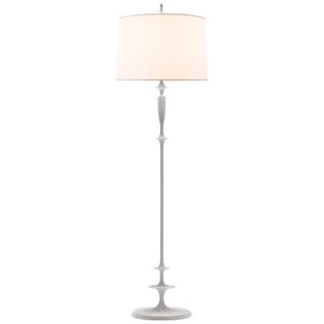 Lotus golvlampa vit/silke