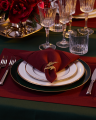 Clementina Napkin Rings Gold 4-pack
