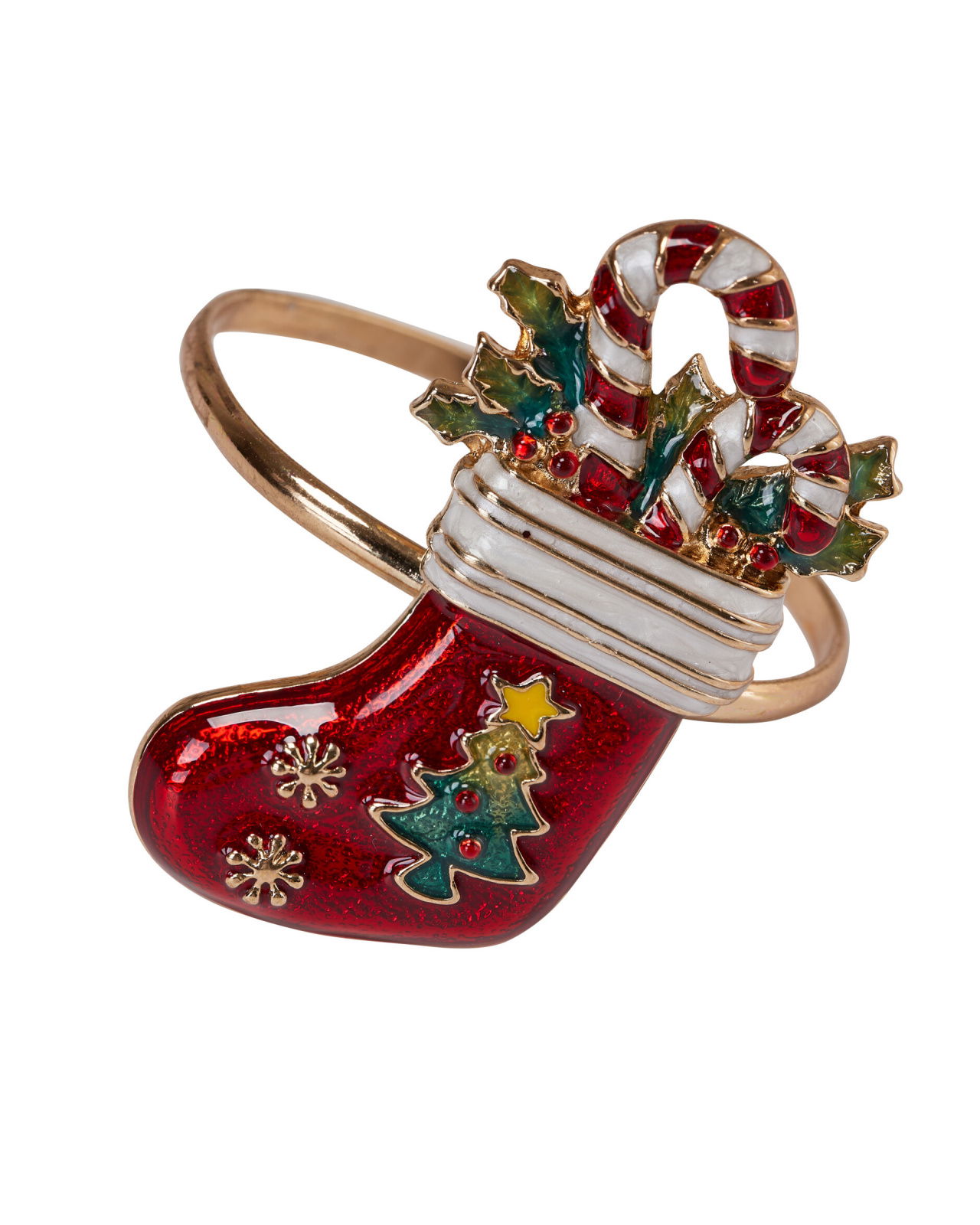 Clara kerstkous servetring