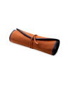 Monte Lago Backgammon Travel Set orange leather